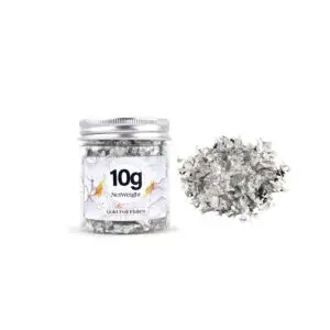 Foil-10g-Flakes-Silver