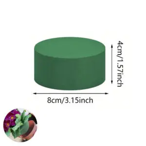 Round-Floral-Foam-Block-Green